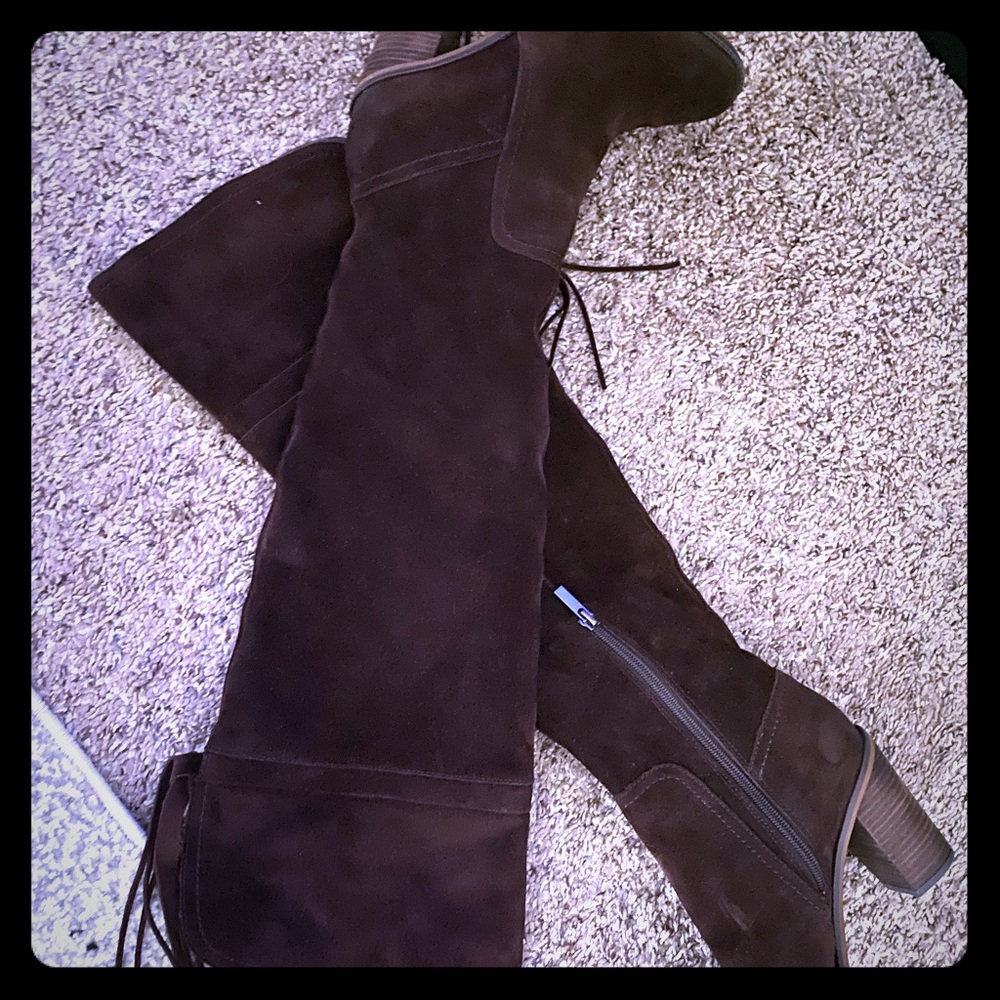 Brand new genuine suede OTK boots!!
